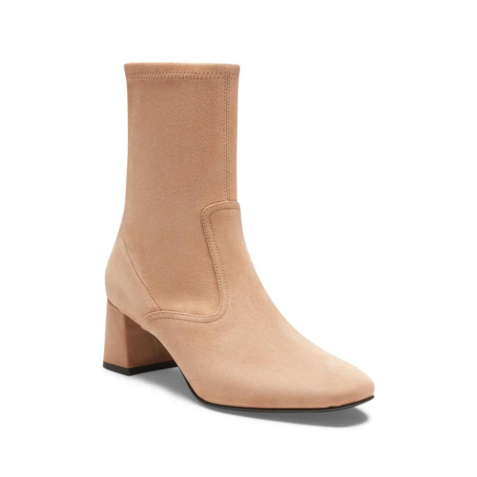 F.lli Rossetti 68326 Stivaletto Donna Beige Scamosciato Tacco 50