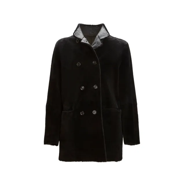 F.lli Rossetti Outerwear Man 99810 Cappotto Nero Reversibile