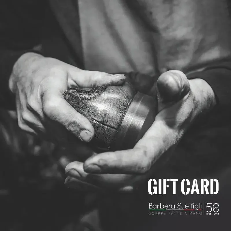 Sandro Barbera Gift Card carta regalo 25 euro Italia
