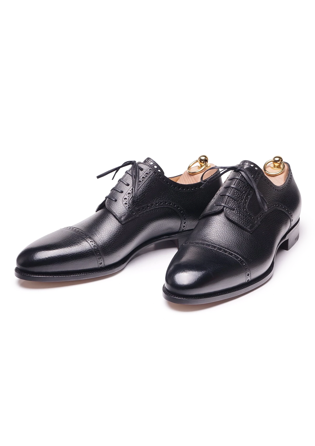 Stefano Bemer Derbies Scarpe Derby Nere C5400 Grained