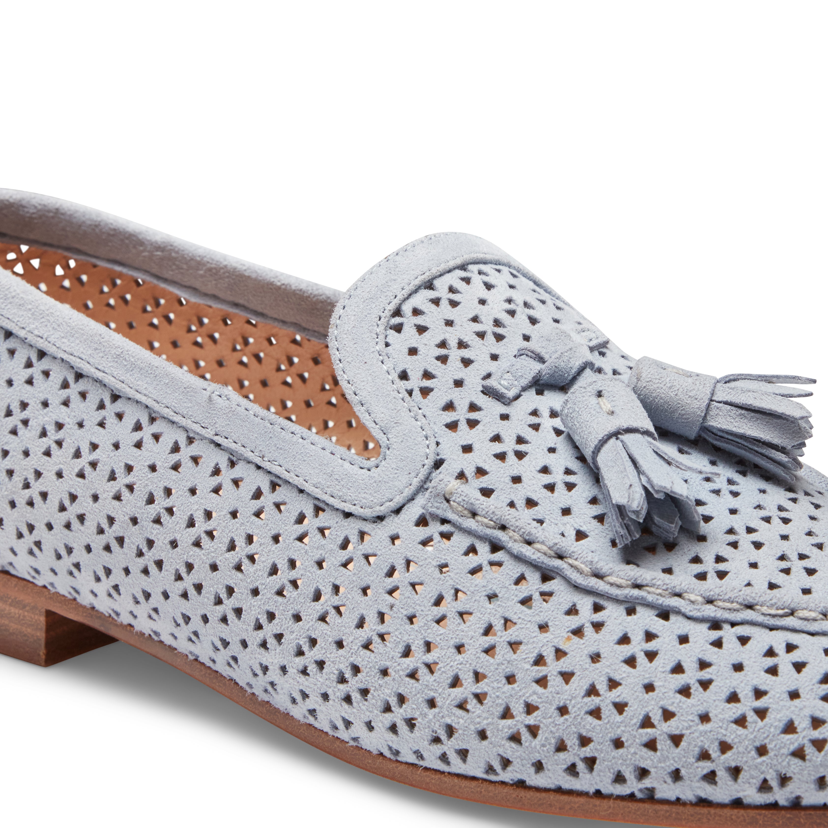 F.lli Rossetti Brera 68045 mocassino celeste scamosciato