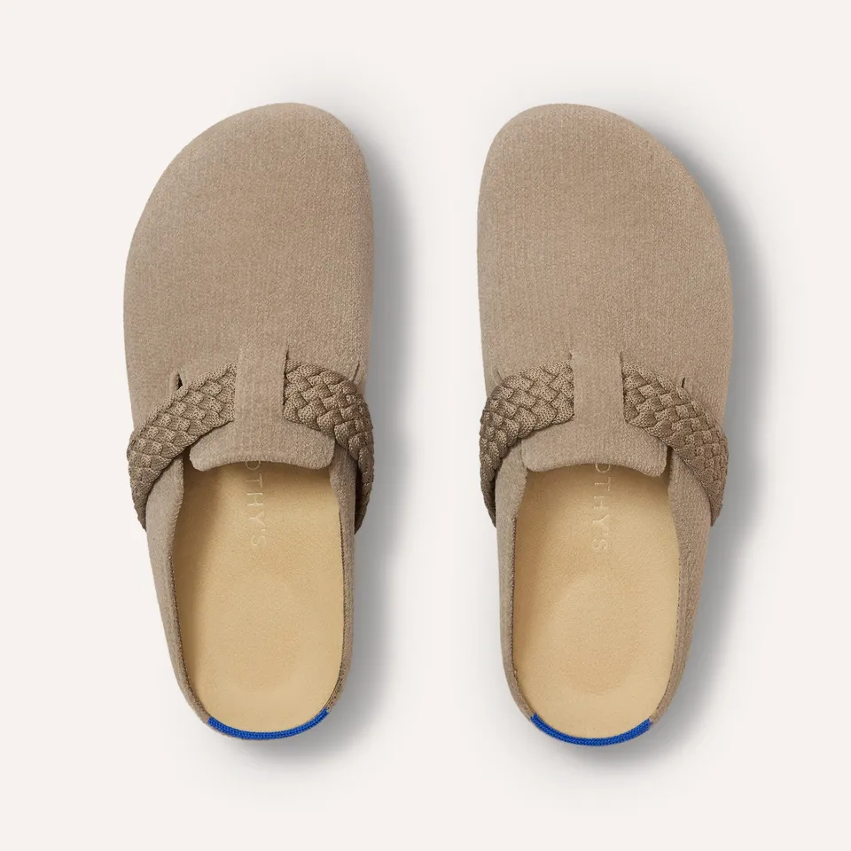 Rothy's The Braid Clog zoccoli donna Sparrow beige