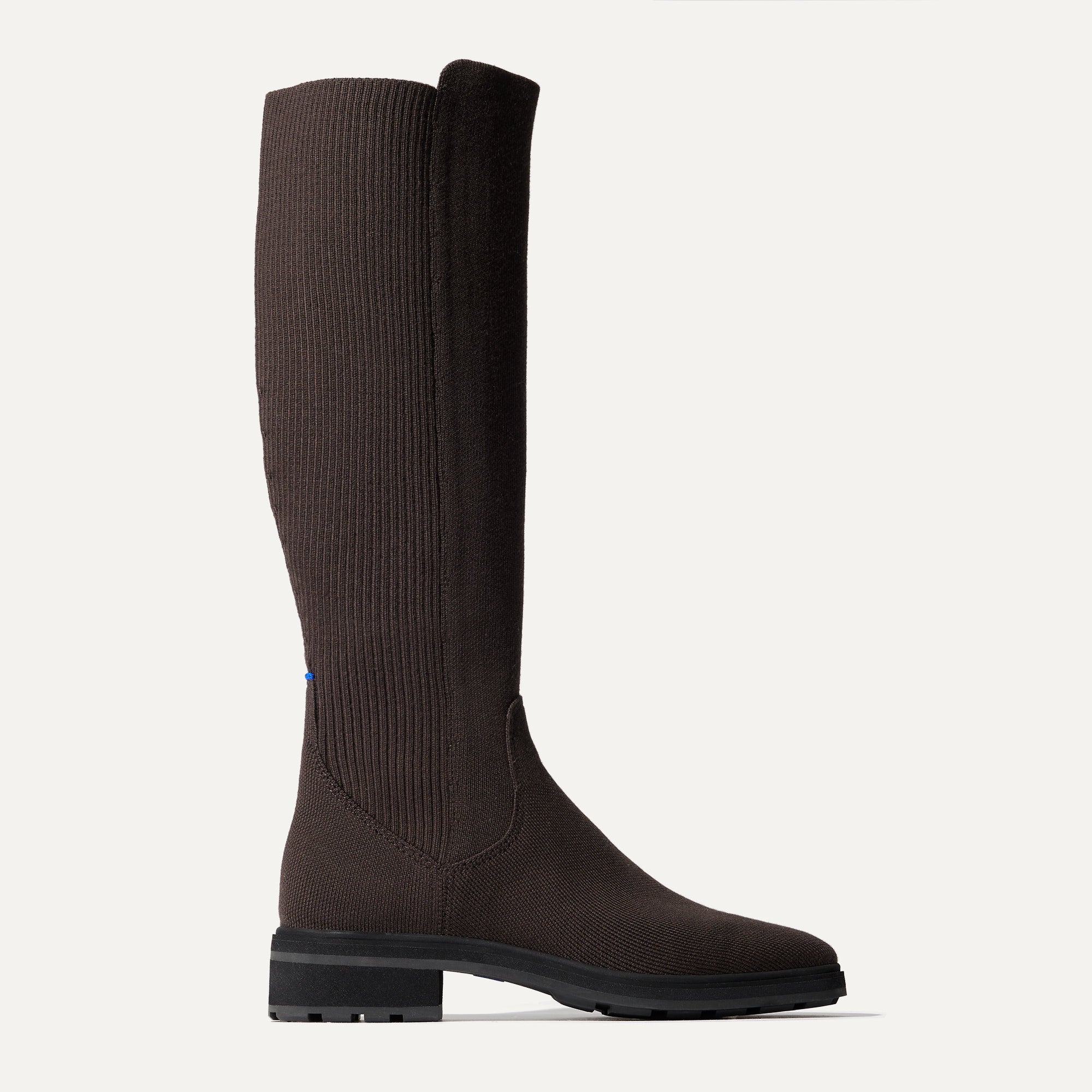 Rothy's Tall Lug Boot stivali Truffle Brown suola carrarmato