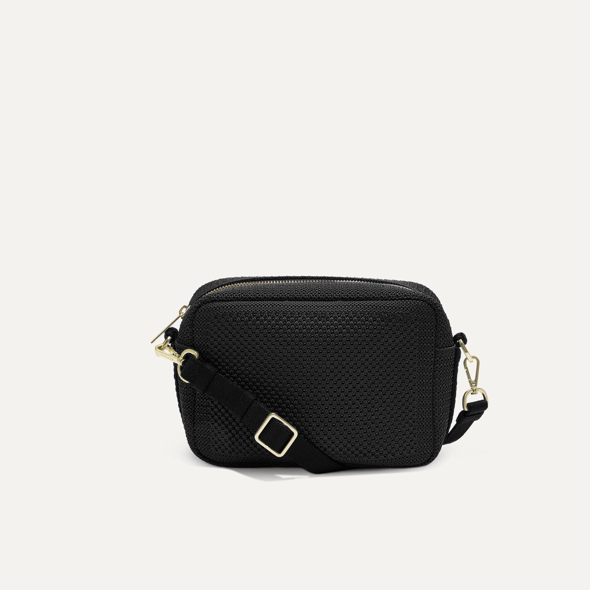 Rothy's The Crossbody Camera Bag borsa tracolla Black Licorice Open-Knit