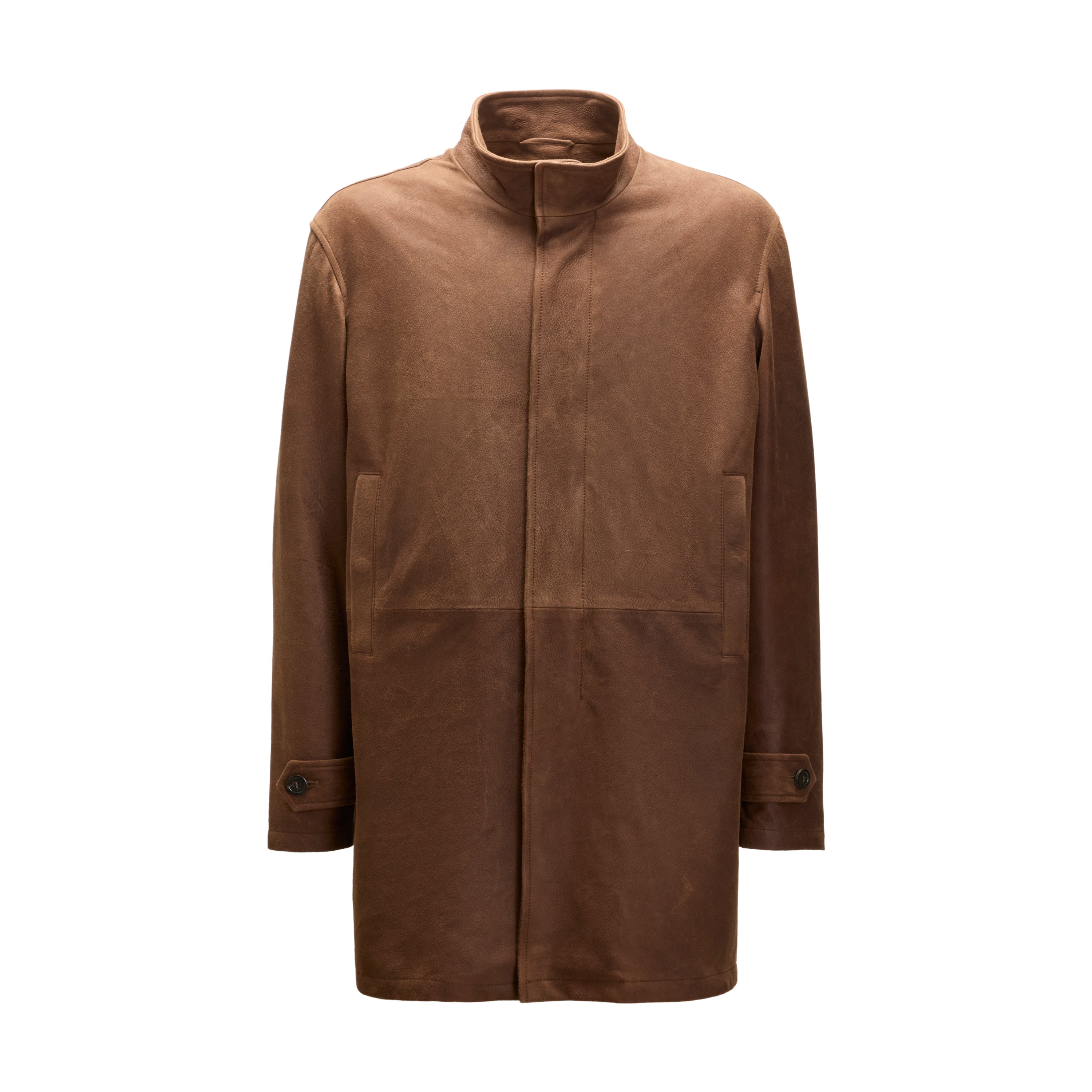 F.lli Rossetti 99803 cappotto camoscio moro uomo