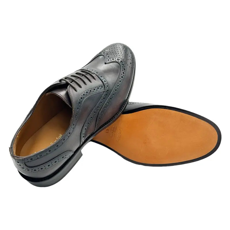 Sandro Barbera & Figli 44205 Oxford scarpe uomo marrone pelle