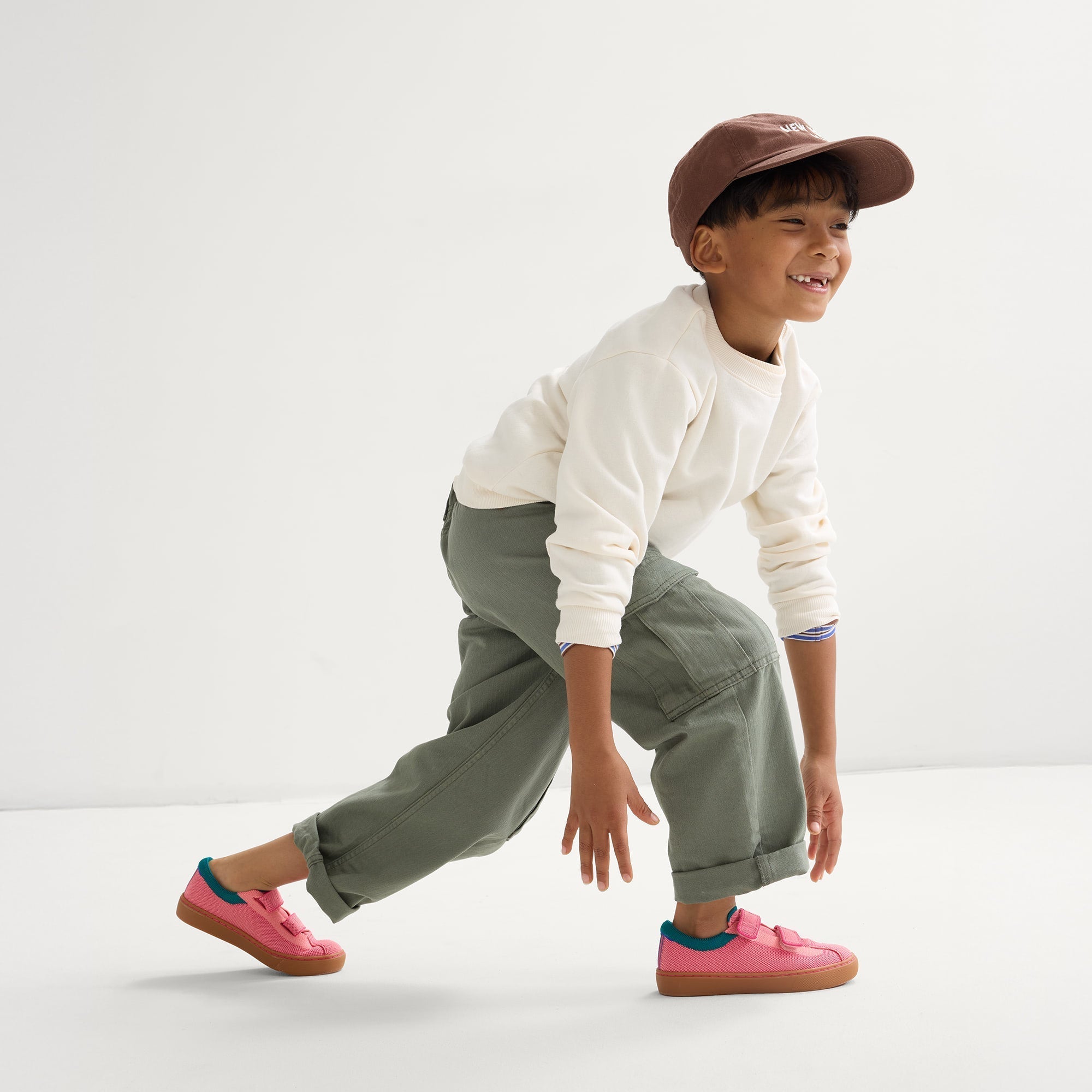 Rothy's The Kids Strap Sneaker sneakers bambina Watermelon velcro