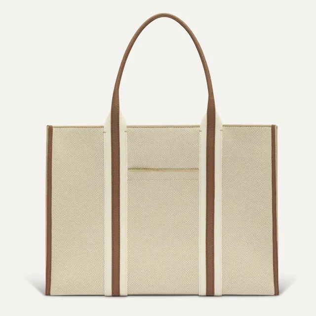 Rothy's The Classic Tote borsa tote Buttercream con zip