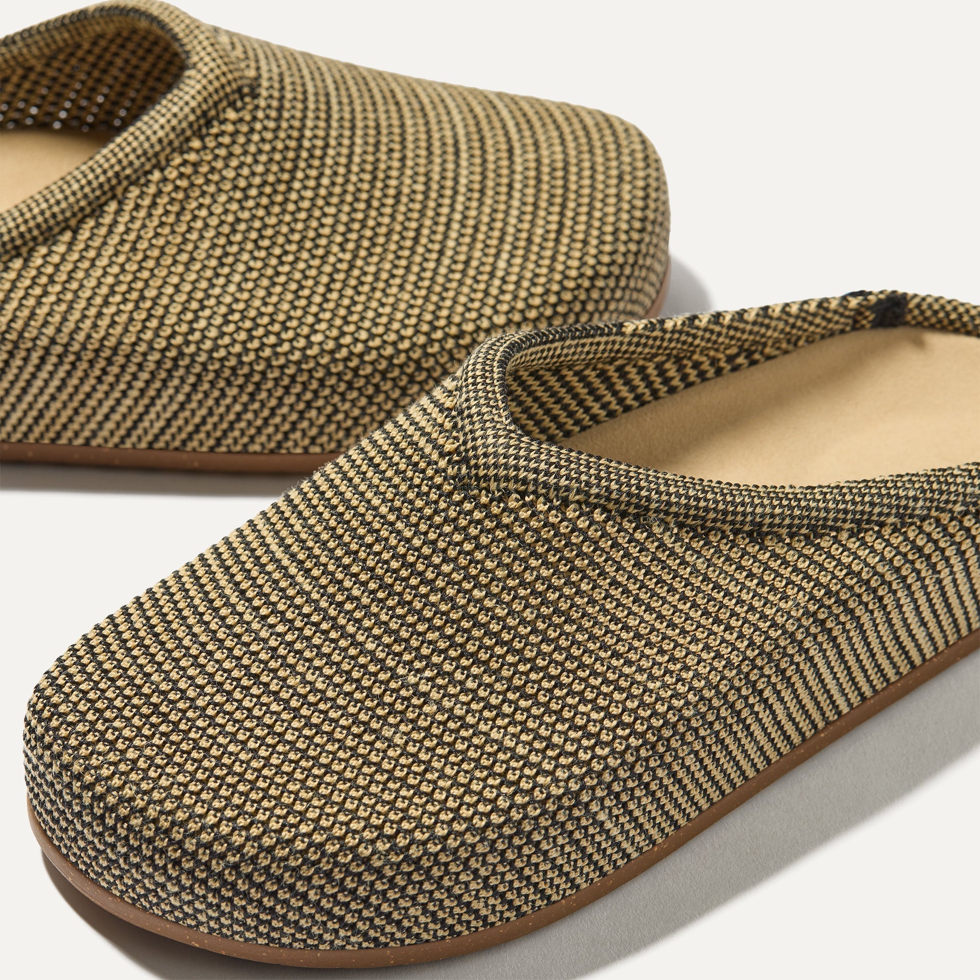 Rothy's The Casual Clog zoccoli donna Toffee Raffia bicolore