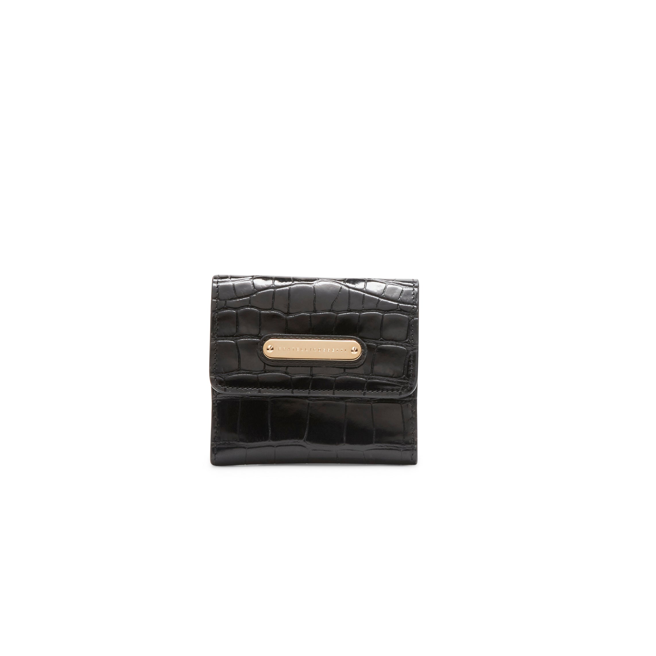 F.lli Rossetti Portafoglio Donna Pelle Nero Cocco 10x10 87822