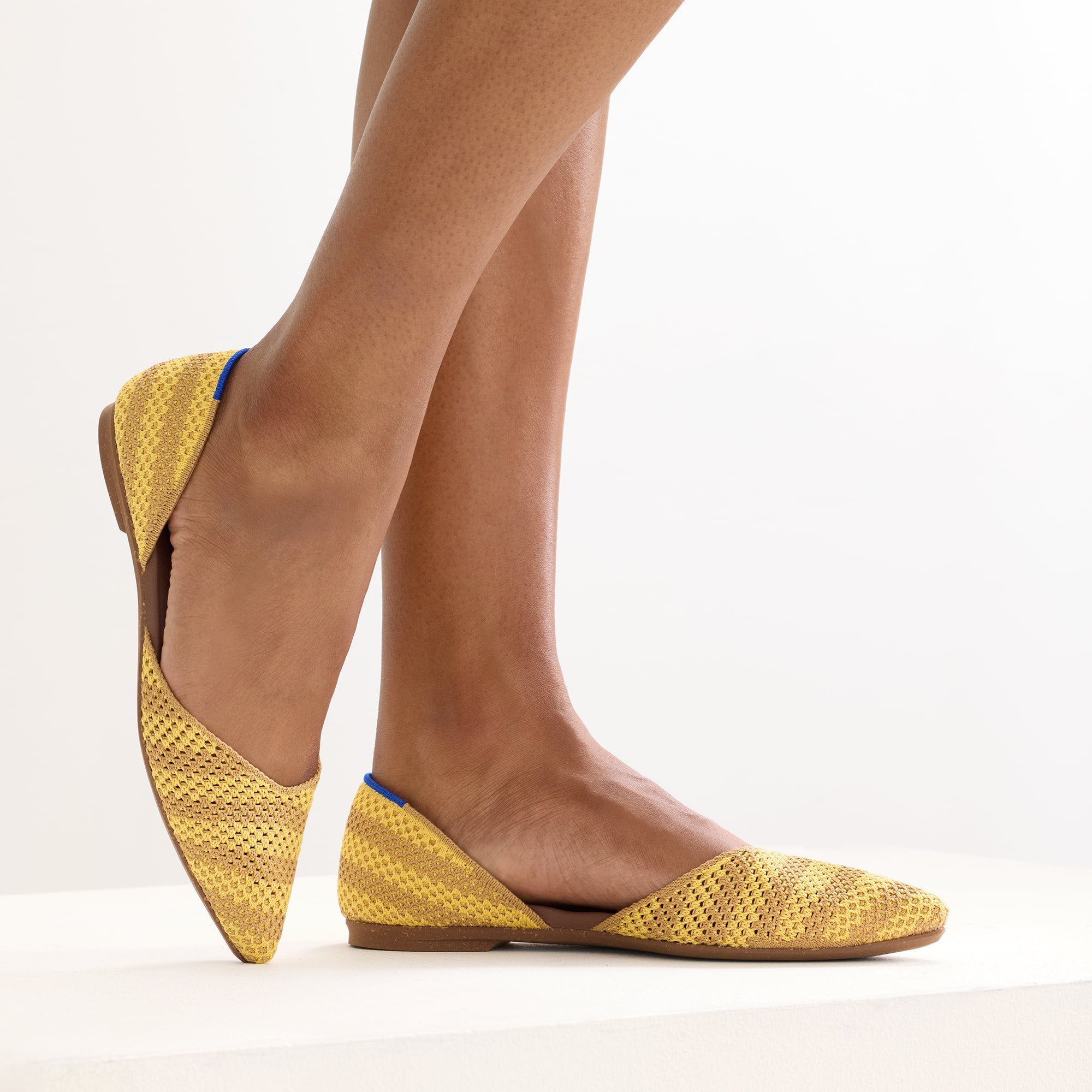 Rothy's The D'Orsay Point ballerine donna giallo daffodil stripe