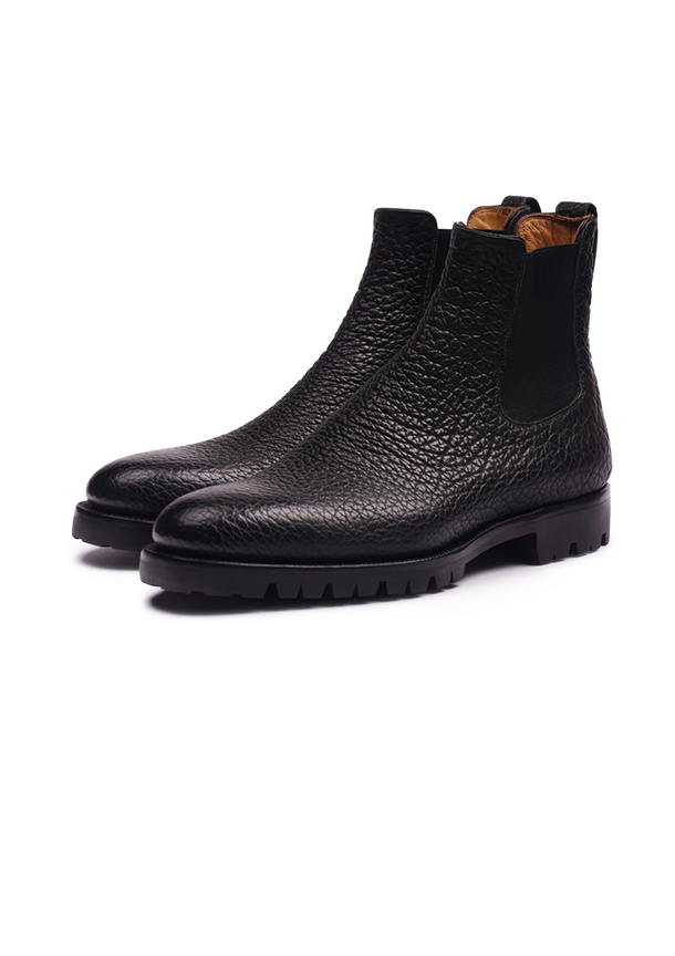 Stefano Bemer Boots C7905V2 stivali chelsea nero bisonte