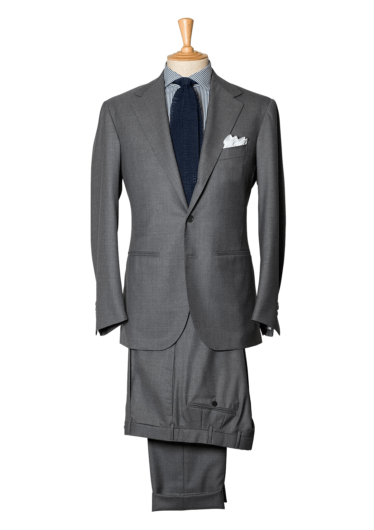 Stefano Bemer Suits SV1005 Abito Lana Grigio monopetto 44