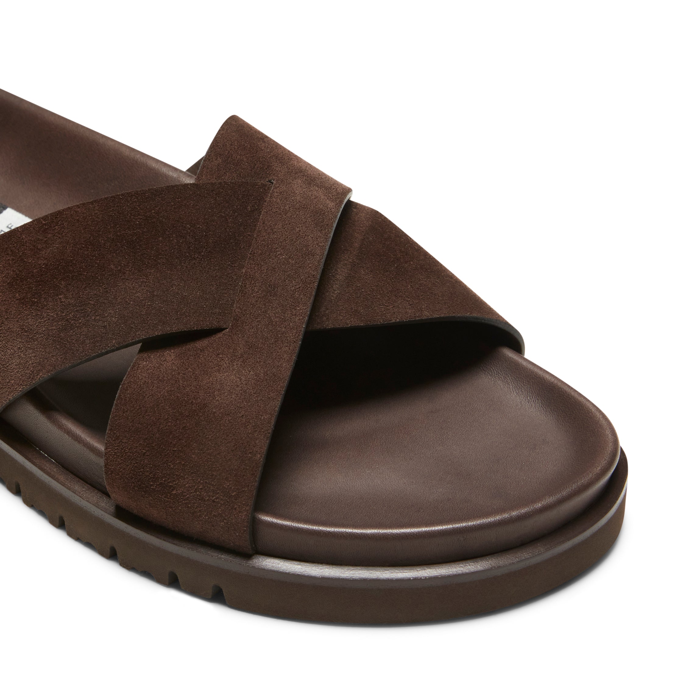 F.lli Rossetti One 47141 sandalo marrone suede slide