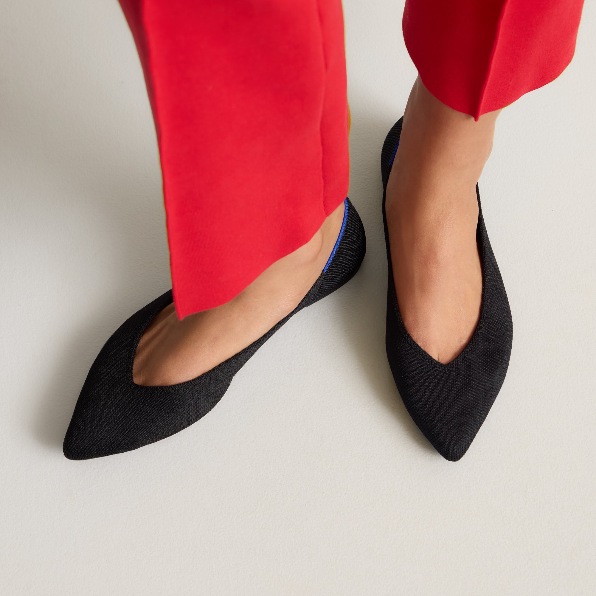 Rothy's The Point III ballerine nere Black punta a spillo