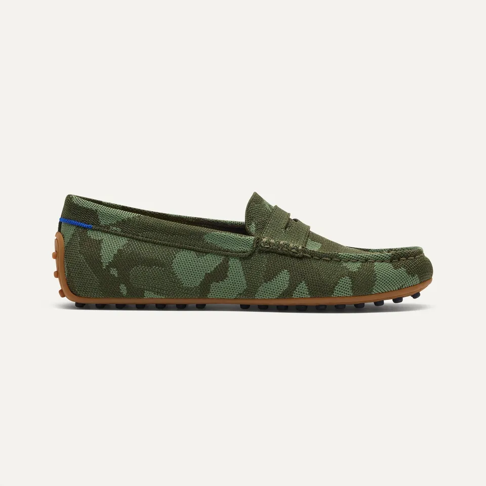 Rothy's The Men's Driver mocassini uomo Forest Camo knit