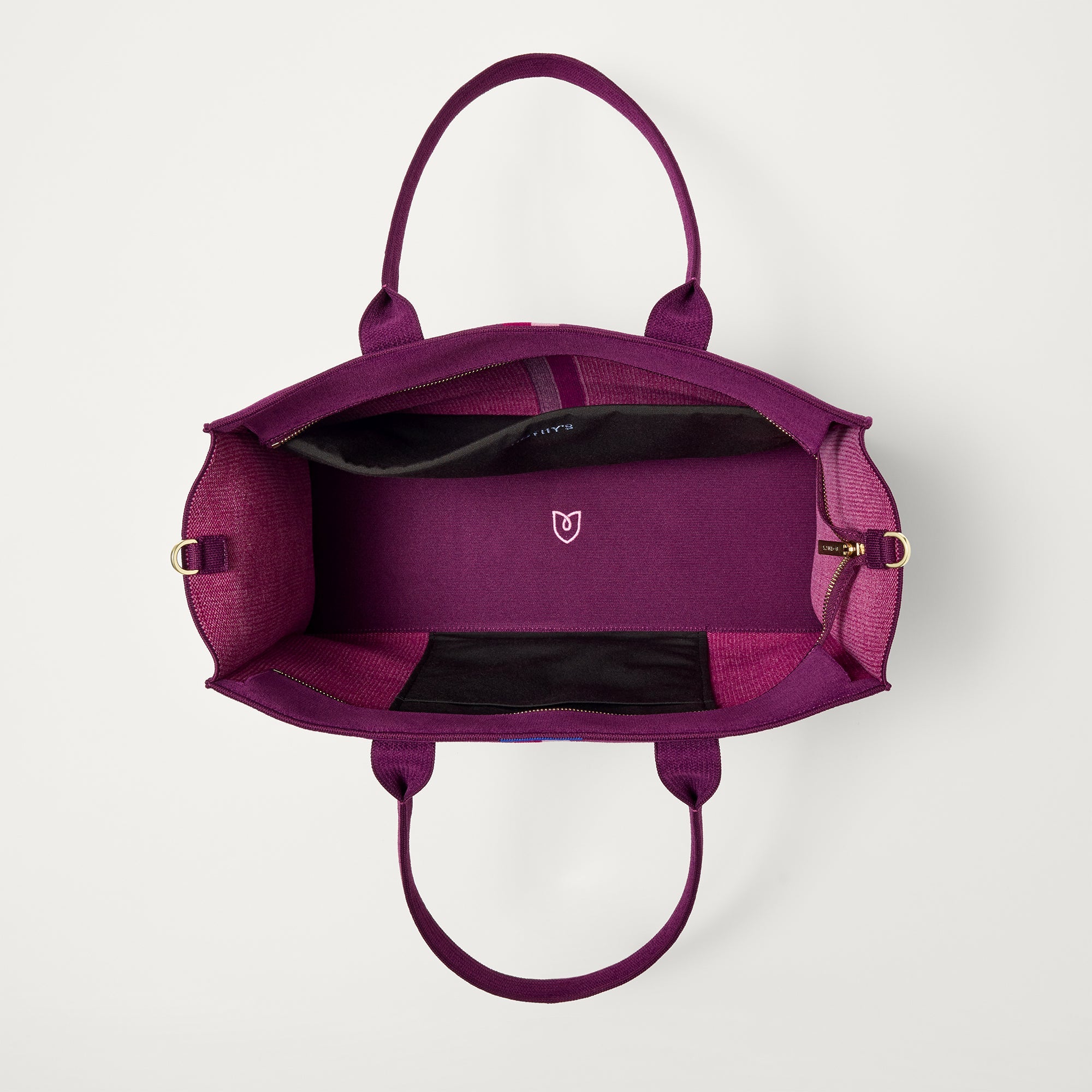 Rothy's Classic Tote tote bag ReVelvet Orchid viola