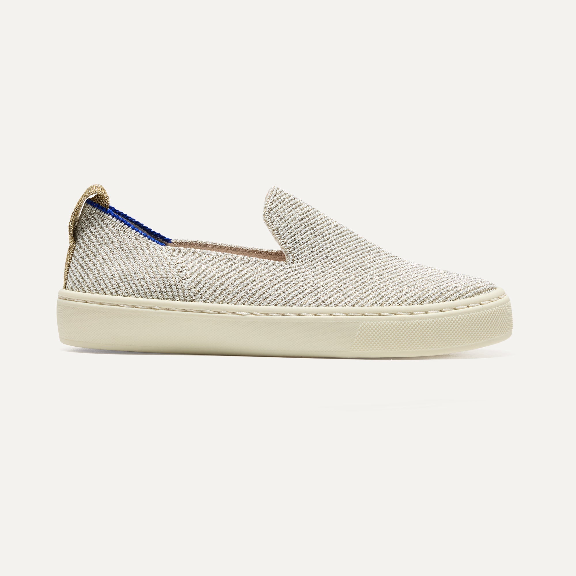 Rothy's The Kids Sneaker scarpe bambino Diamond Twill platino