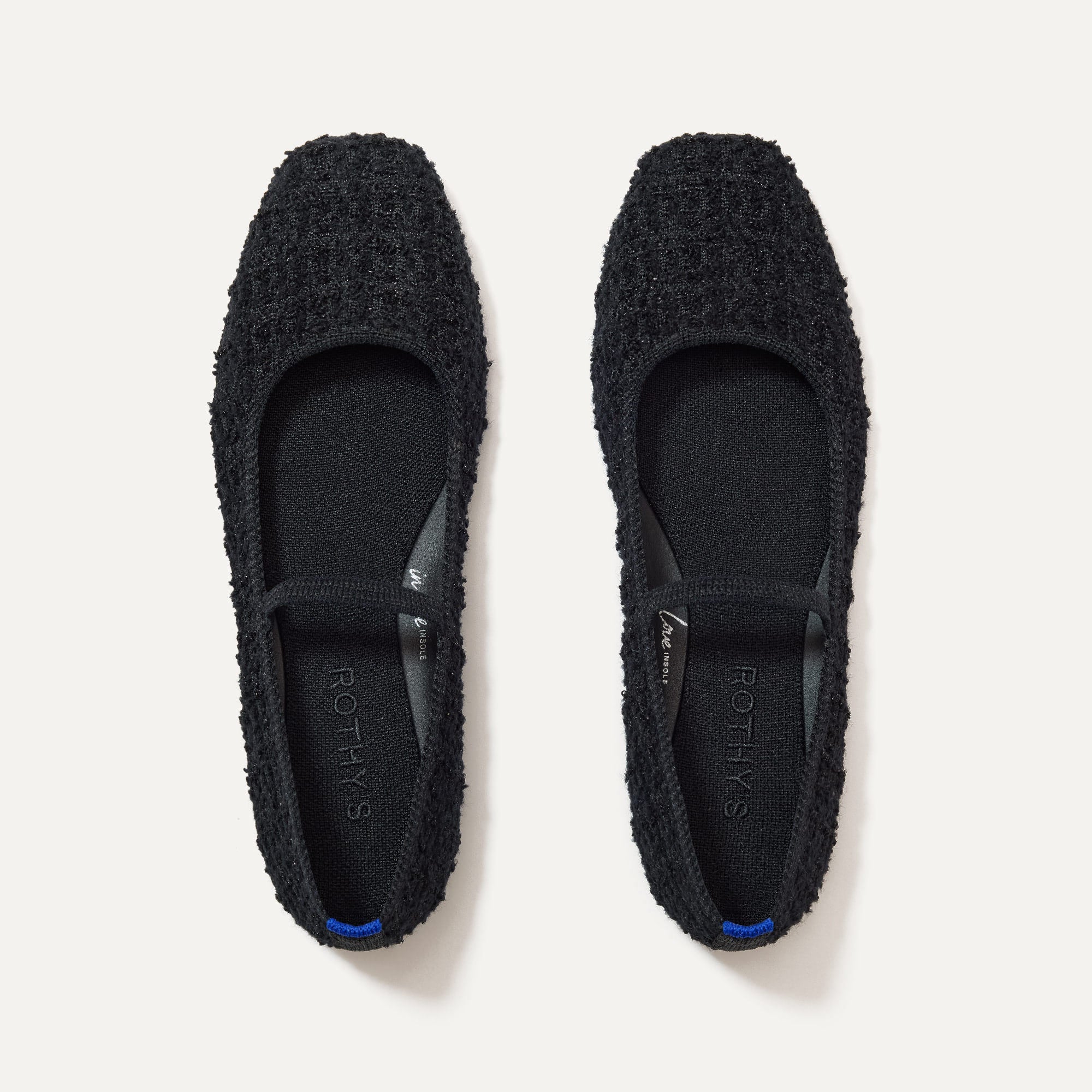 Rothy's The Max Mary Jane ballerine Navy ReVelvet 38