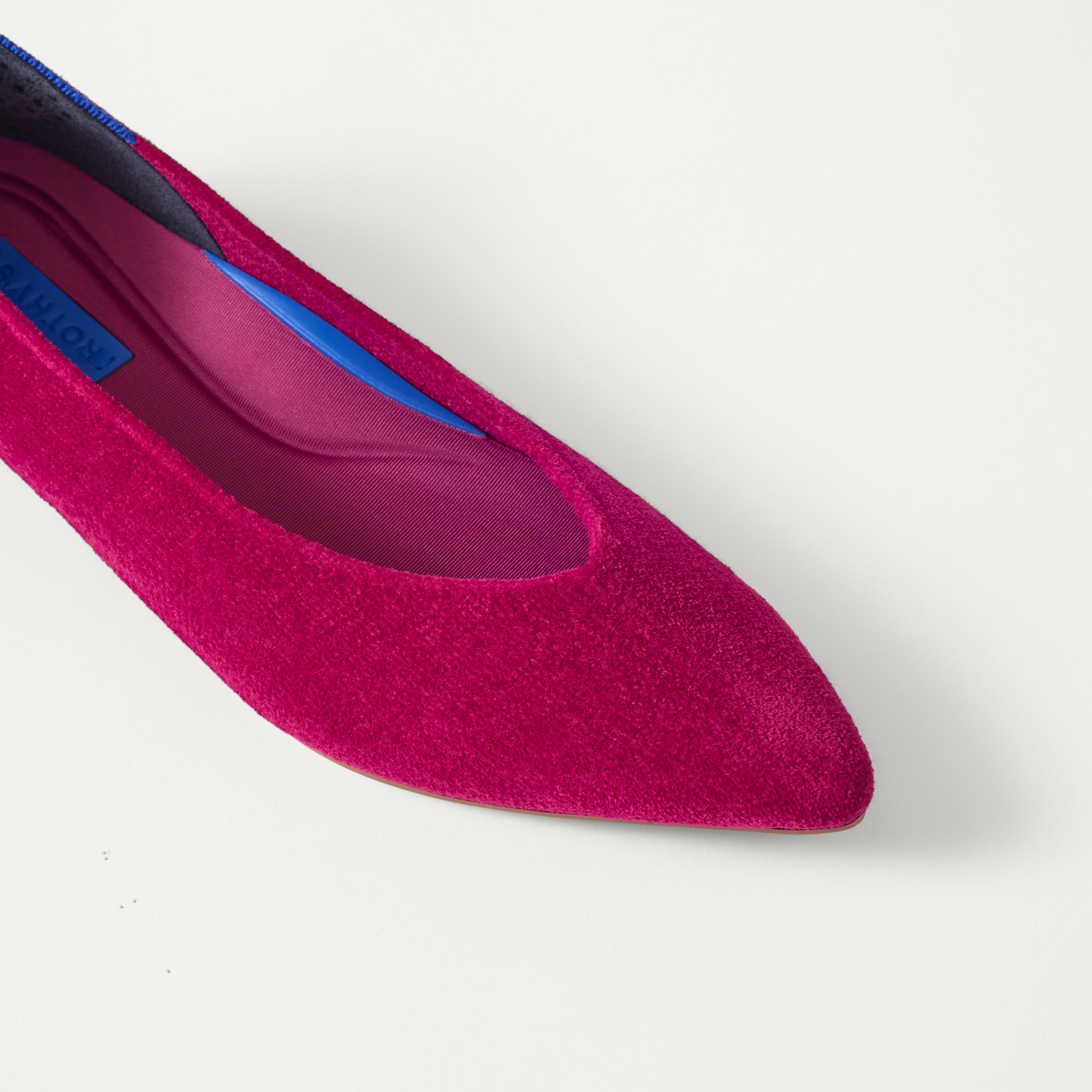 Rothy's The Point III ballerine rosa ReVelvet Mulberry