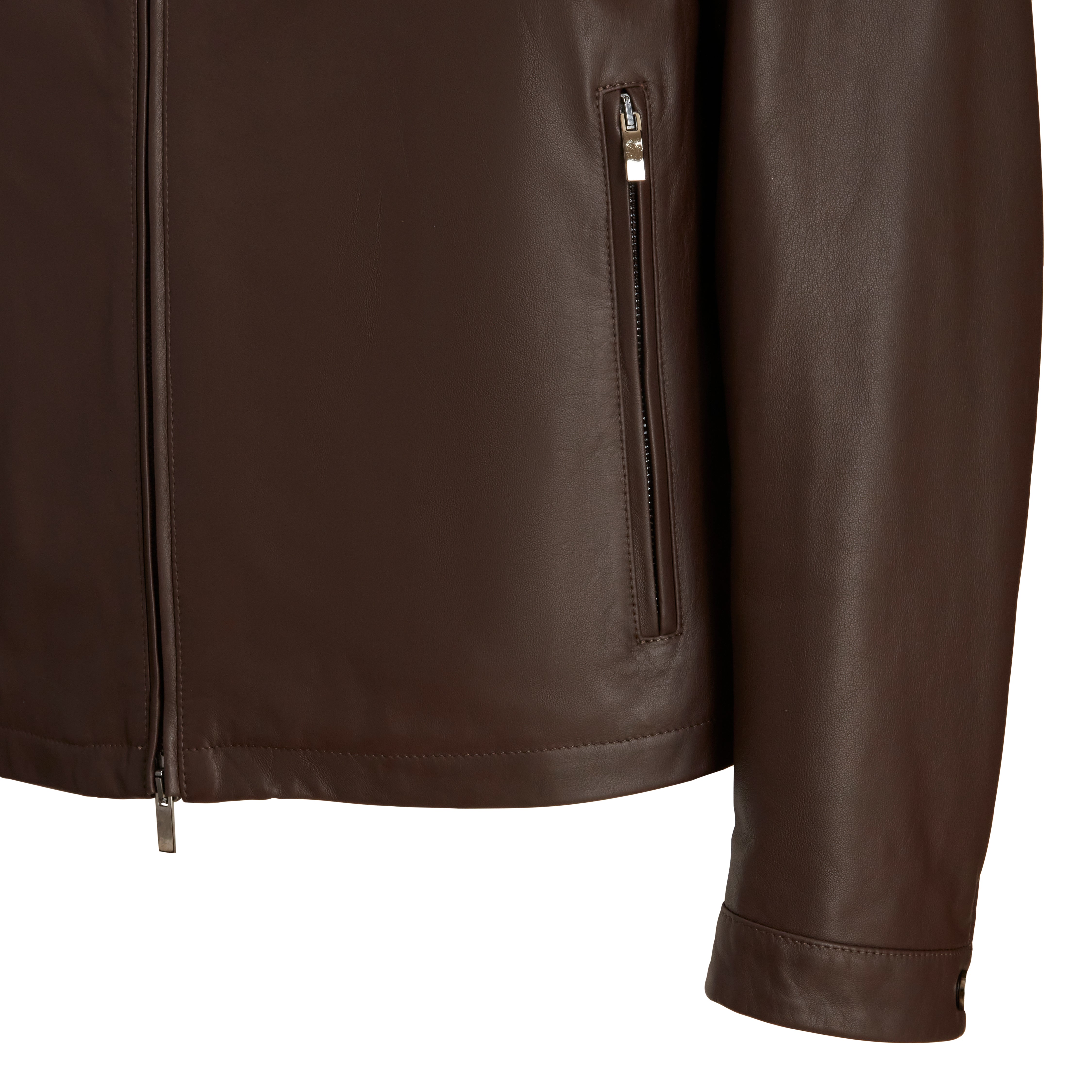 F.lli Rossetti 99791 giubbino uomo marrone nappa