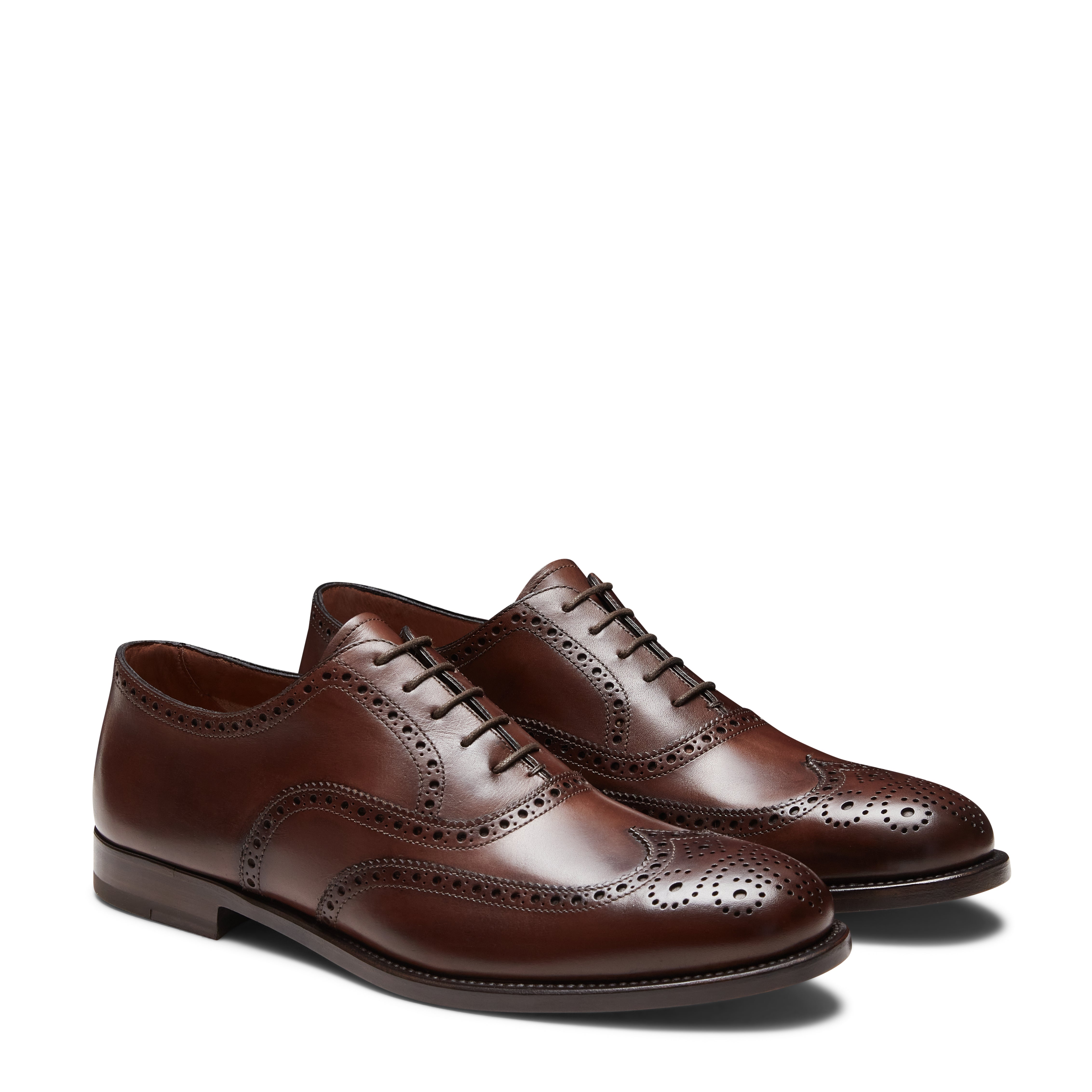 F.lli Rossetti Francesina 15194 brogue cognac pelle