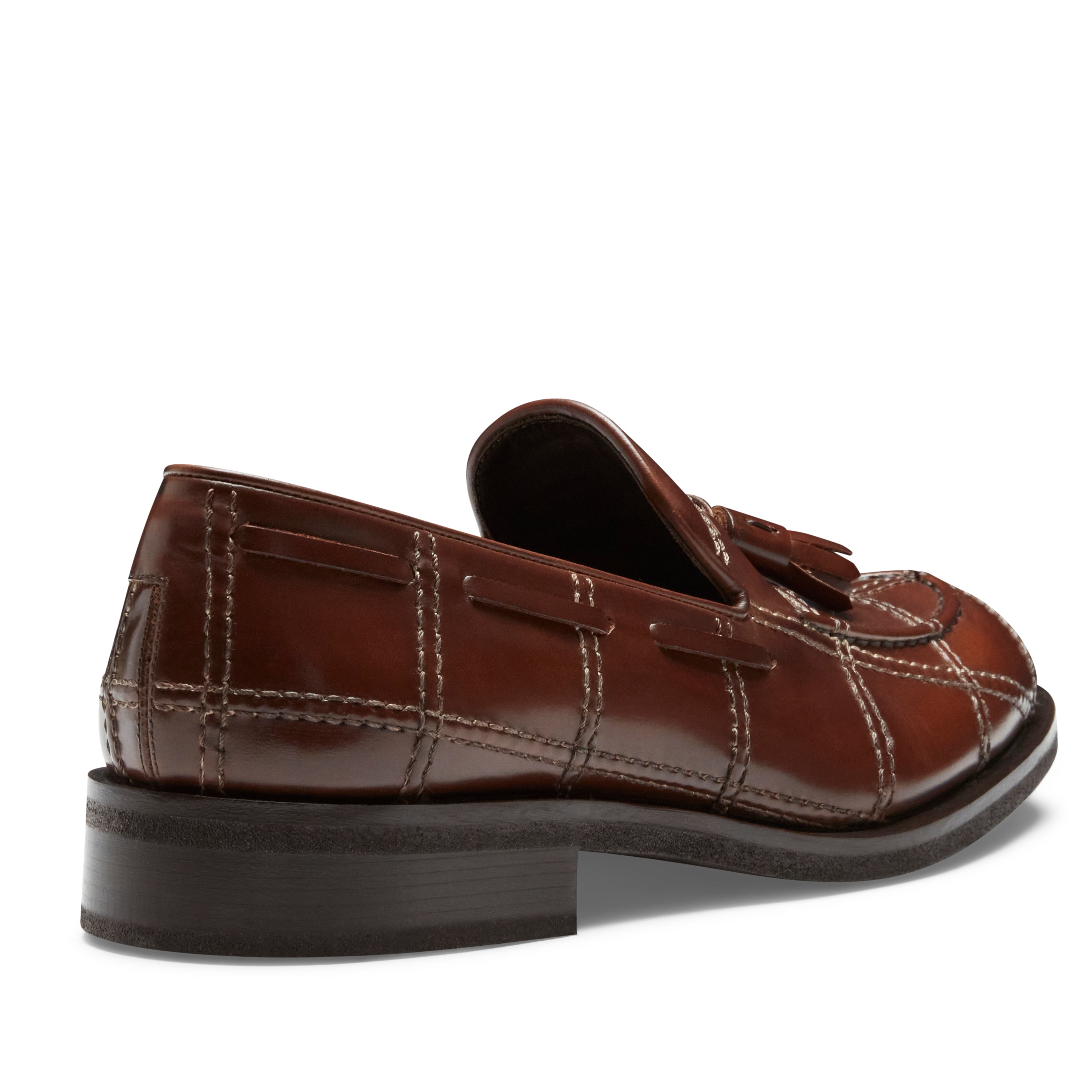 F.lli Rossetti Brera Check 15268 mocassino uomo moro pelle