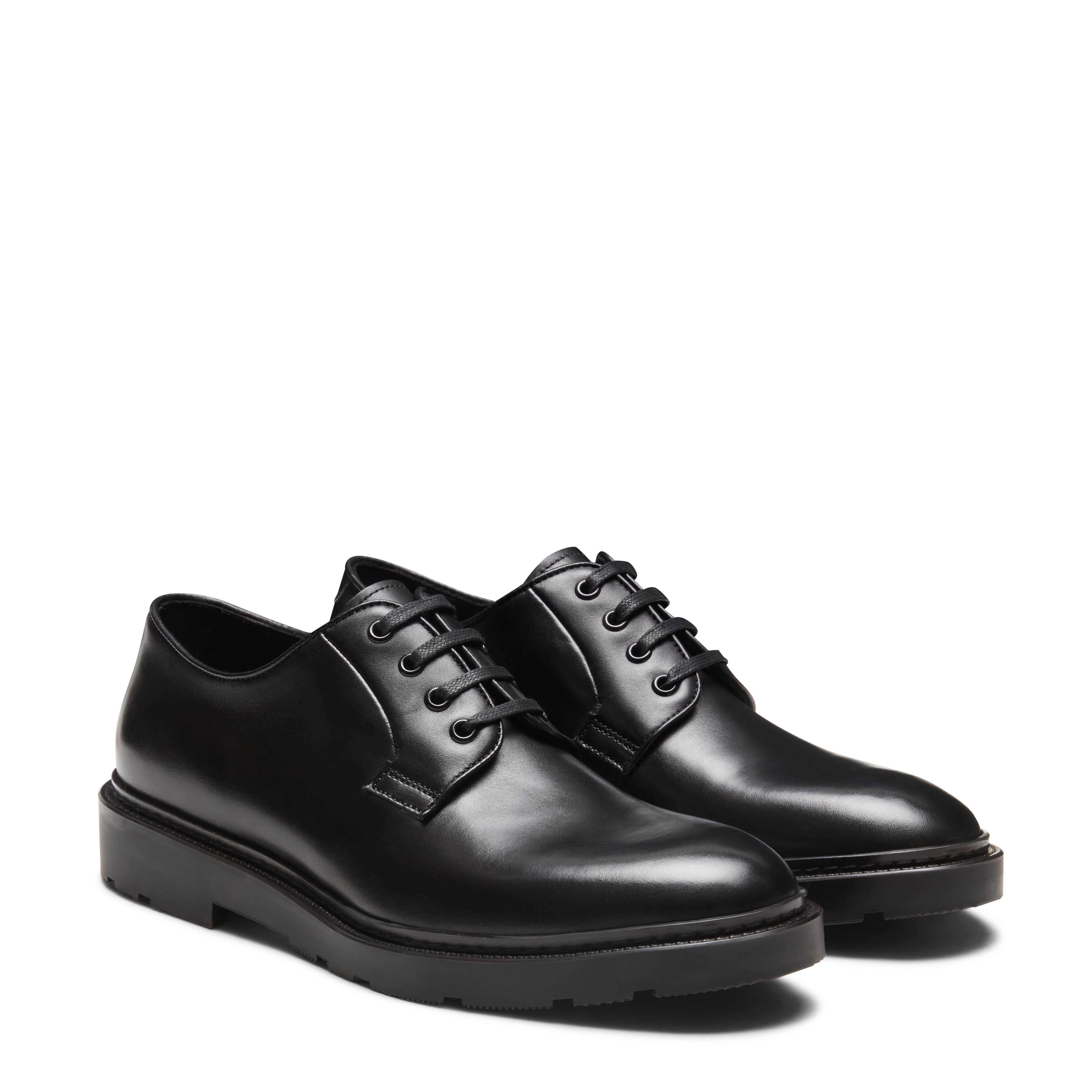 F.lli Rossetti Derby 47208 stringata uomo nero pelle