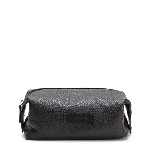 F.lli Rossetti 84844 beauty case uomo nero in pelle