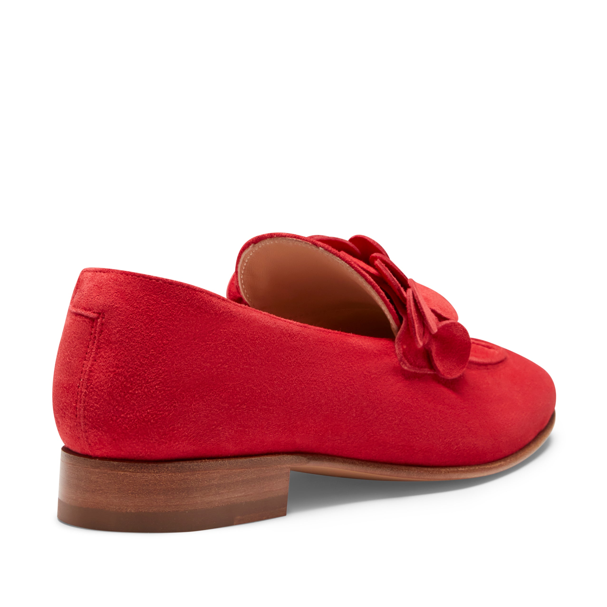 F.lli Rossetti 68258 Mocassino Donna Suede Rosso Cuoio