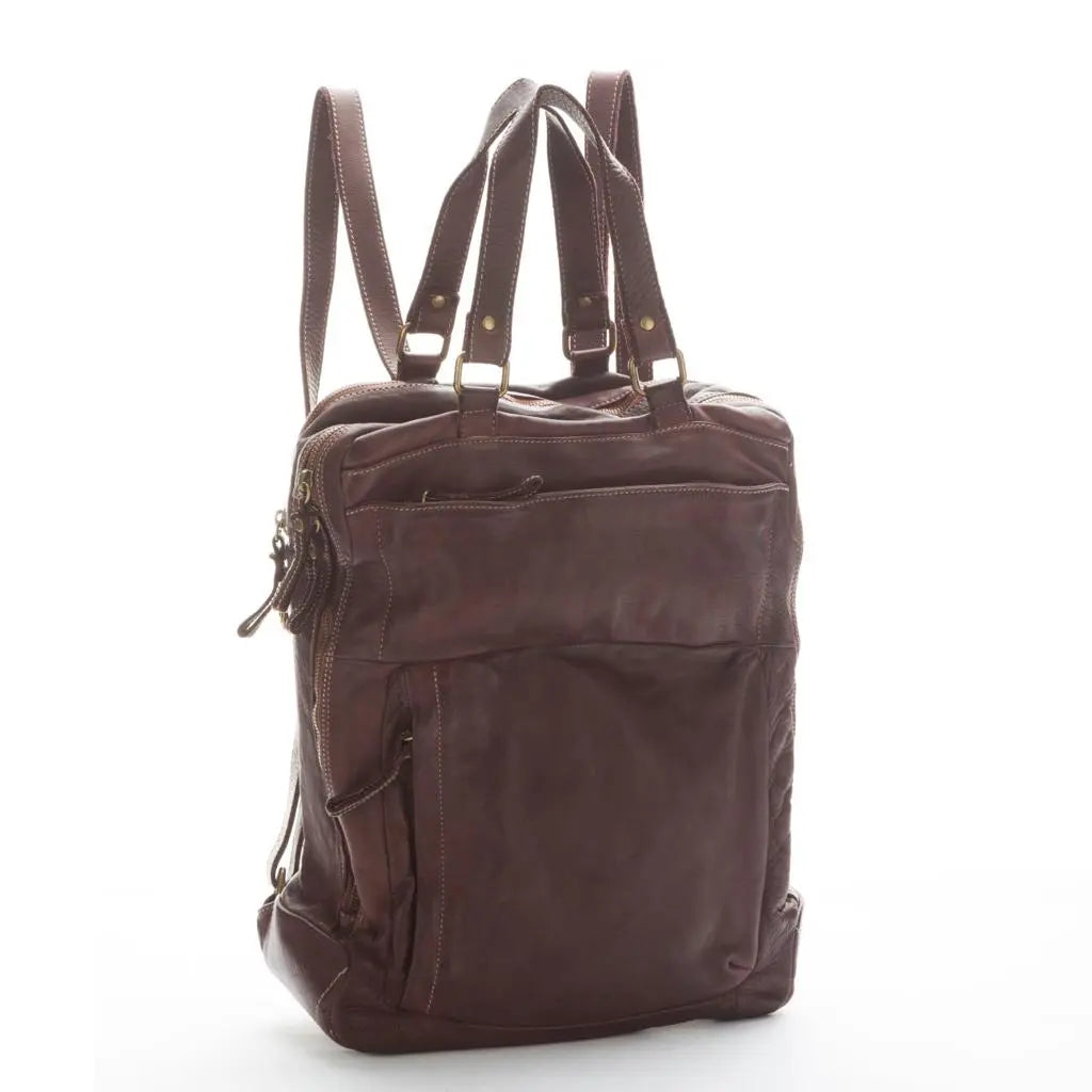 Sandro Barbera BAV 134 Zainetto Moro Pelle 42x12x40