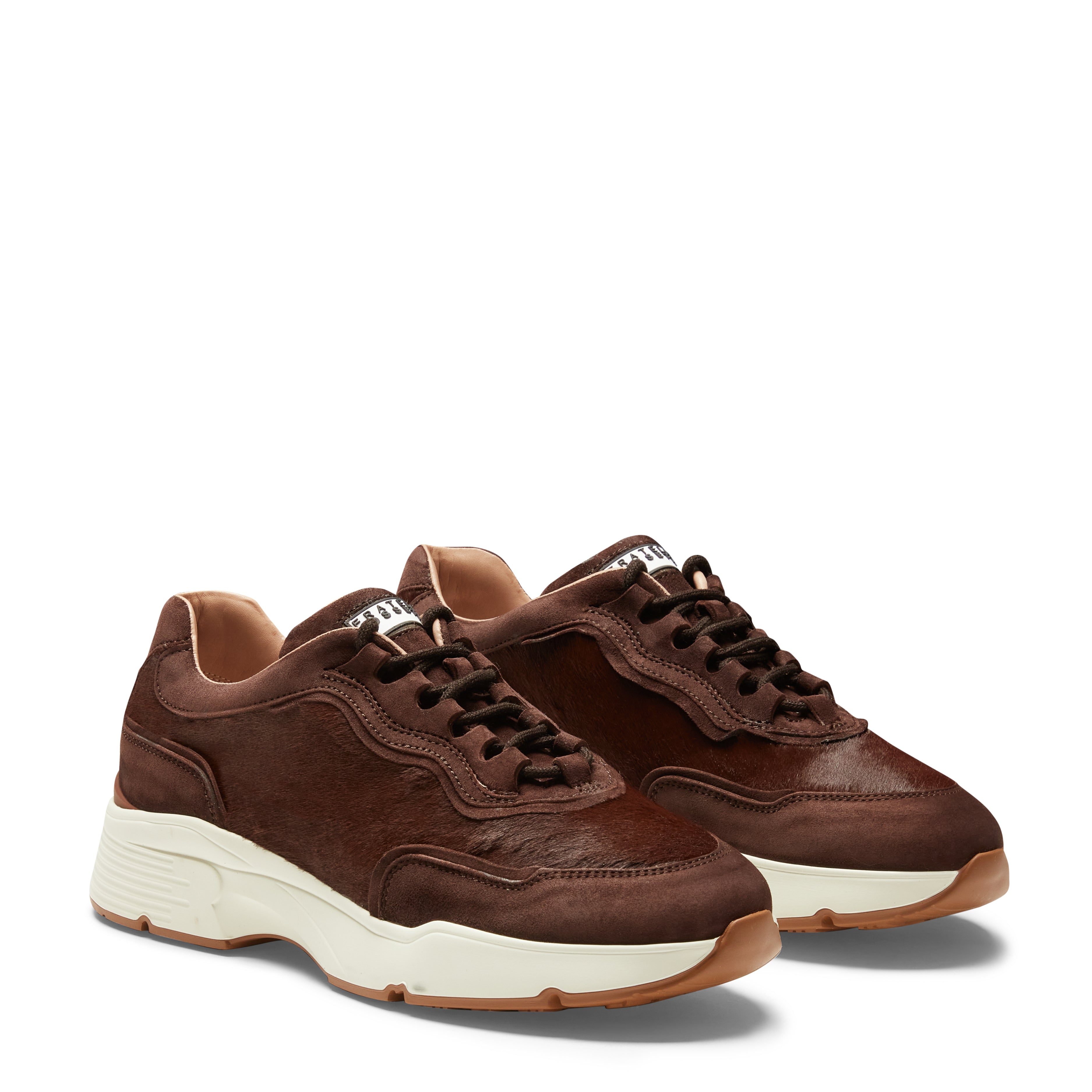 F.lli Rossetti 77127 Sneakers Donna Castagna Pelle e Suede