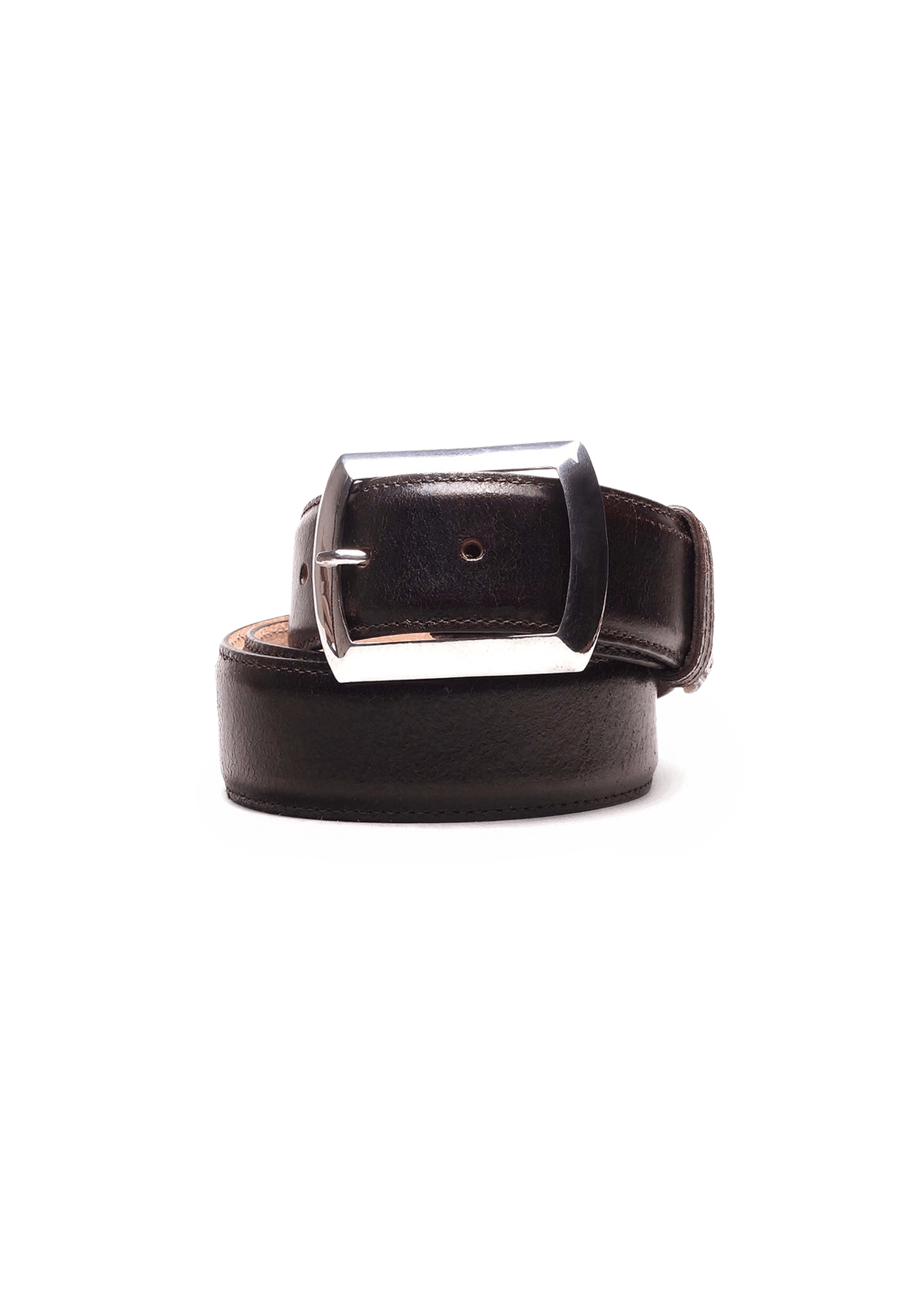 Stefano Bemer Belts BELT00SB01 Cintura pelle marrone 3,5 cm