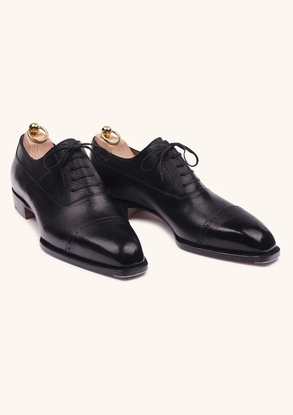 Stefano Bemer Oxfords T6451 stringate nere brogue pelle