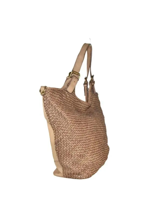 Sandro Barbera Borse BAYT59865 Borsa Pelle Moro Intrecciata