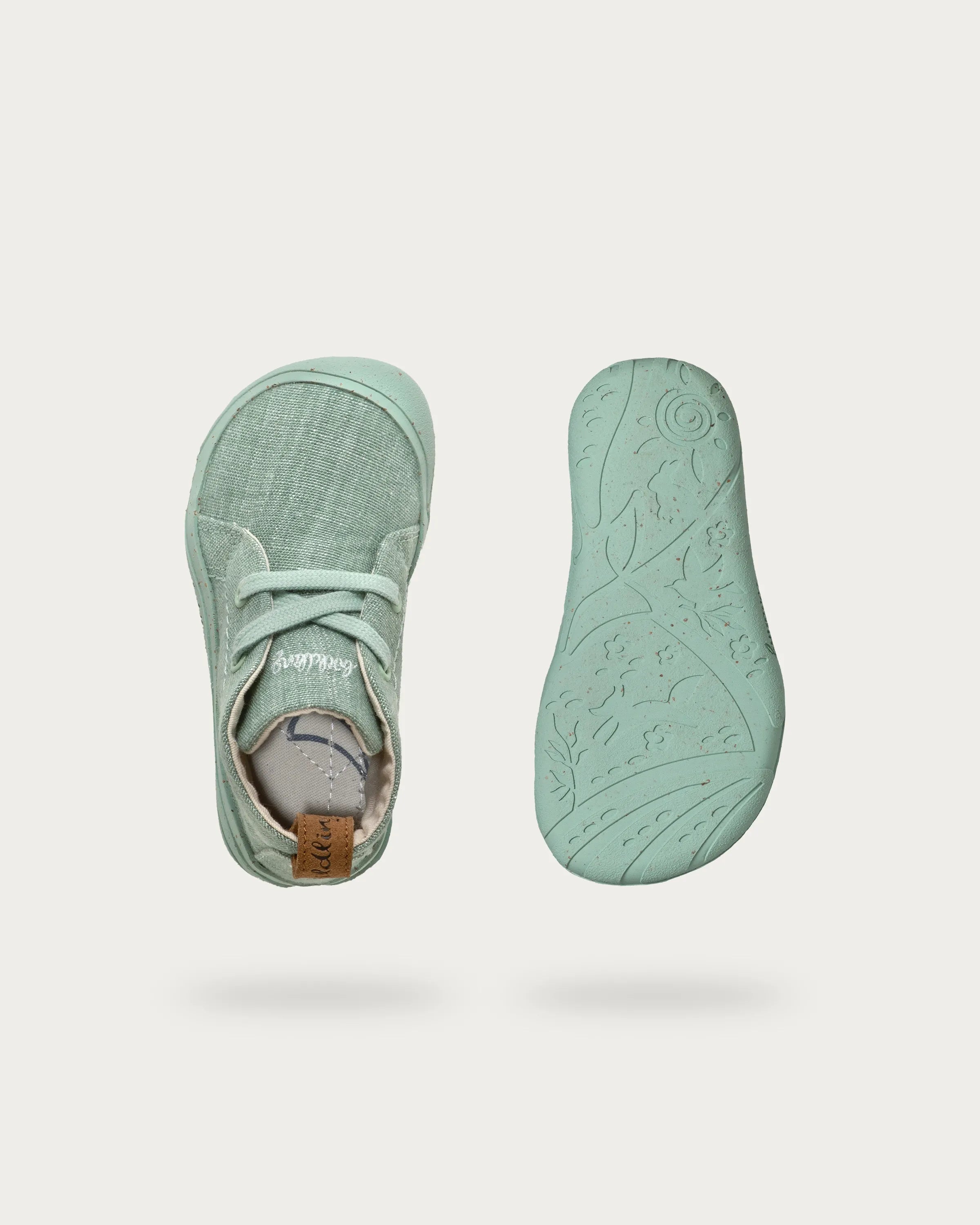 Wildling Shoes Lelin menthe sandali bimbo lino vegan