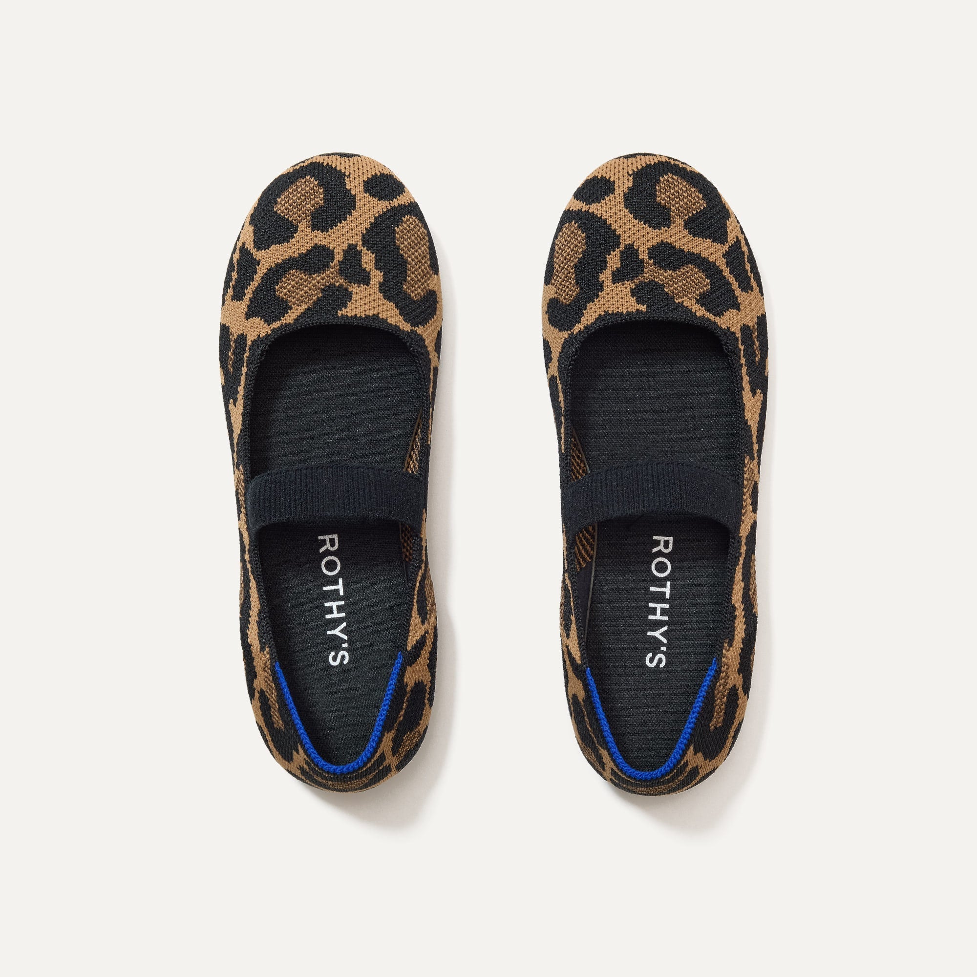 Rothy's The Kids Mary Jane scarpe bambina Amber Cat leopardate