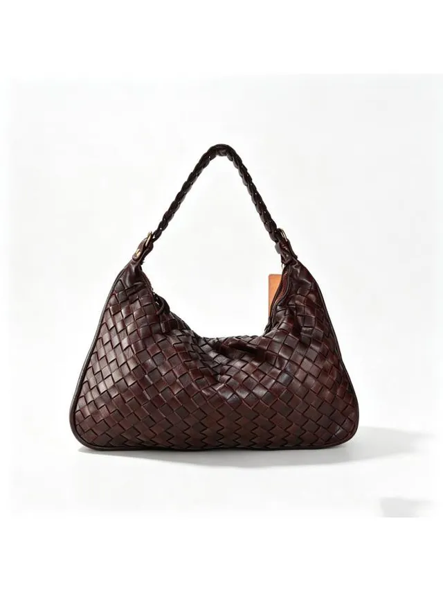 Sandro Barbera Borse BASS55861 borsa a spalla moro pelle intrecciata