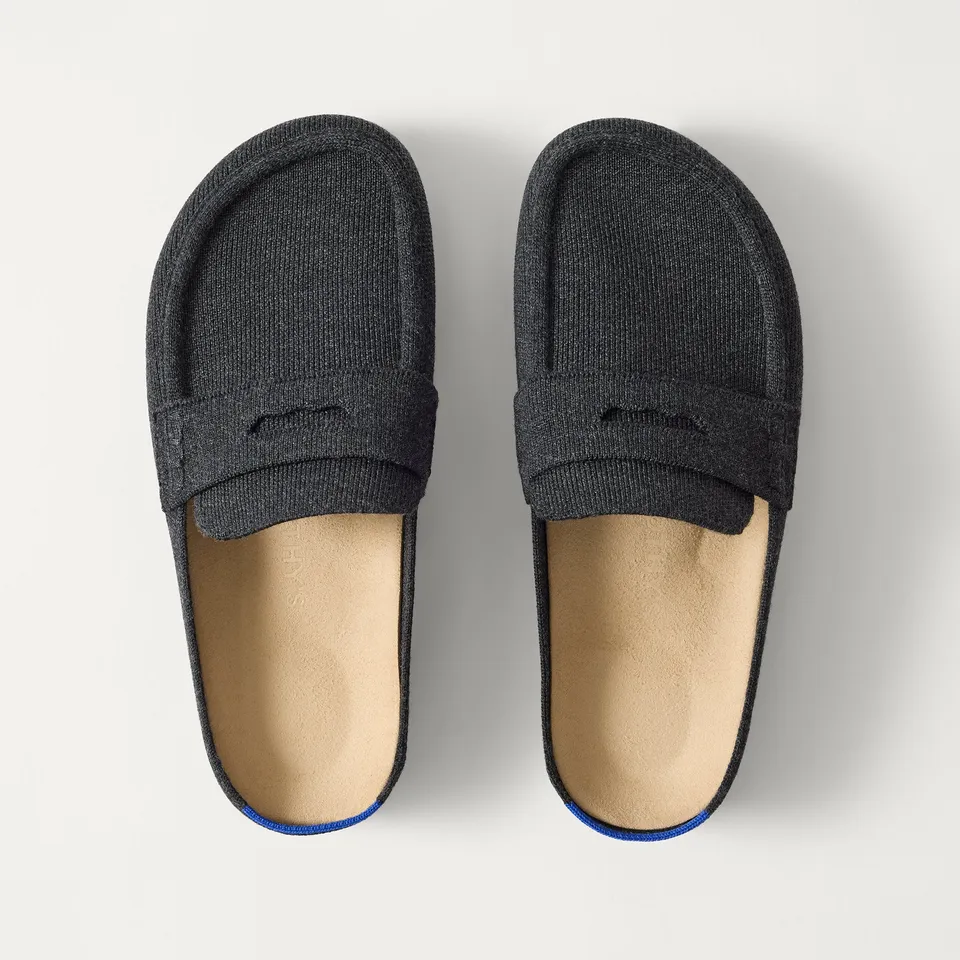 Rothy's Clogs The Penny Clog zoccoli Soft Black lana merino