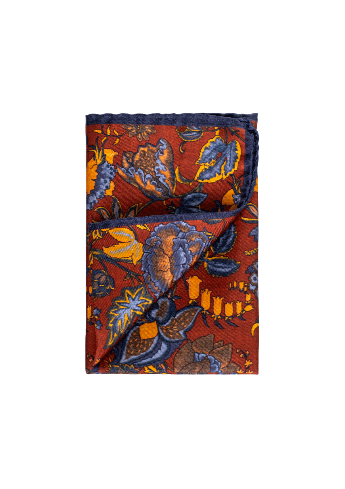 Stefano Bemer SV5004 Pochette Seta Fiori Taschino