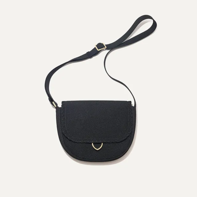 Rothy's The Saddle Bag borsa tracolla Black tessuto