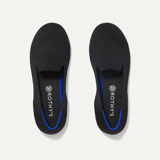 Rothy's The Kids Loafer mocassini bimbo Black Solid in knit