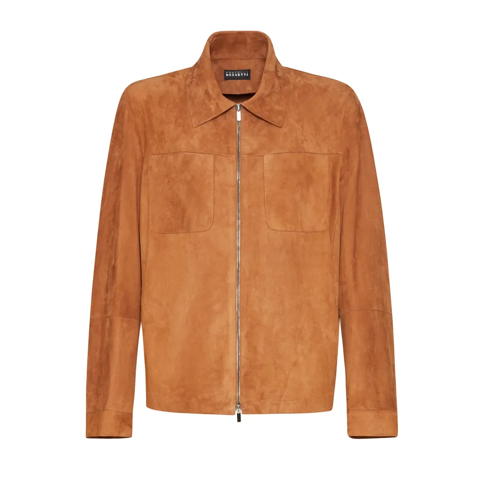 F.lli Rossetti 99776 giubbino uomo suede biscotto
