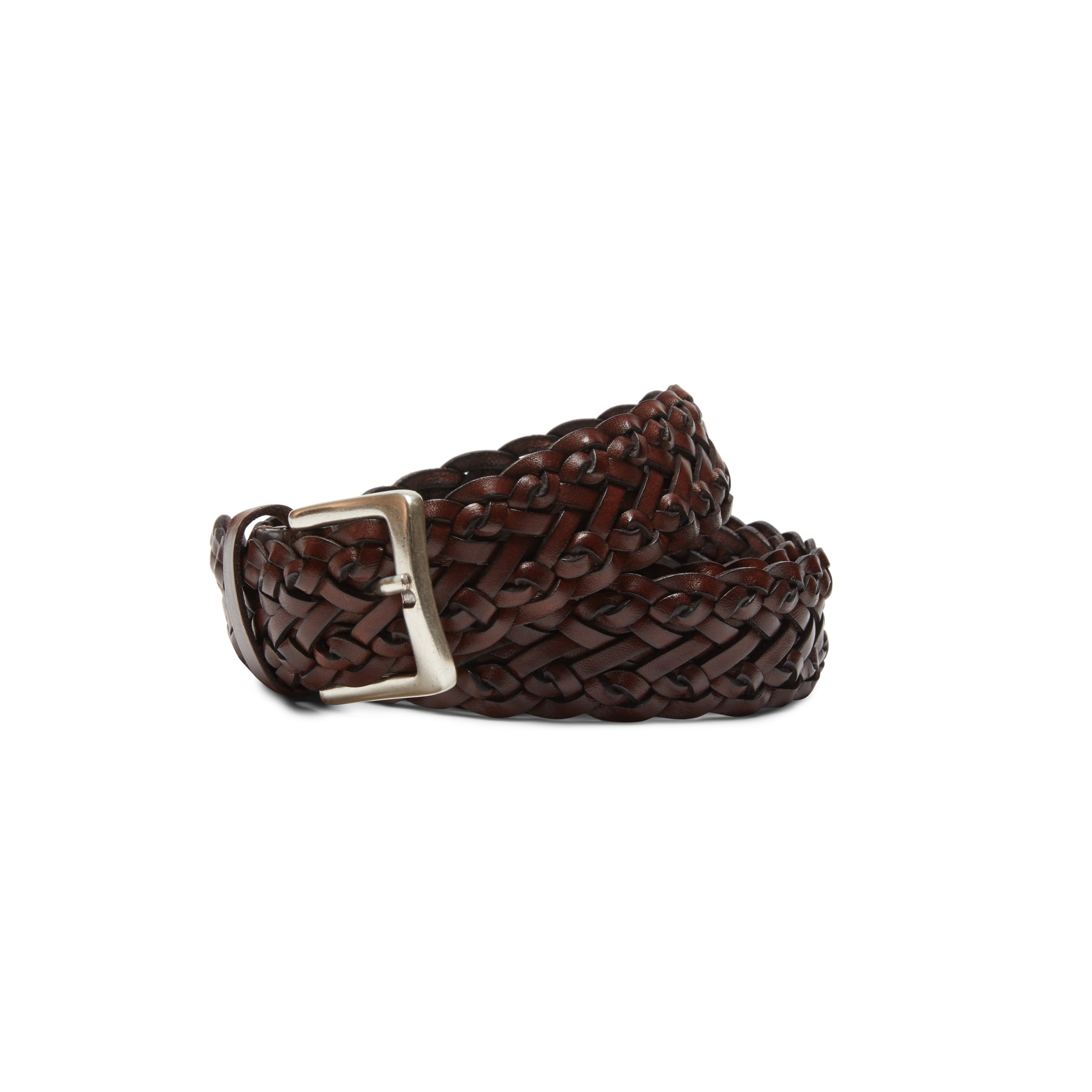 F.lli Rossetti 97451 cintura uomo mogano intrecciata