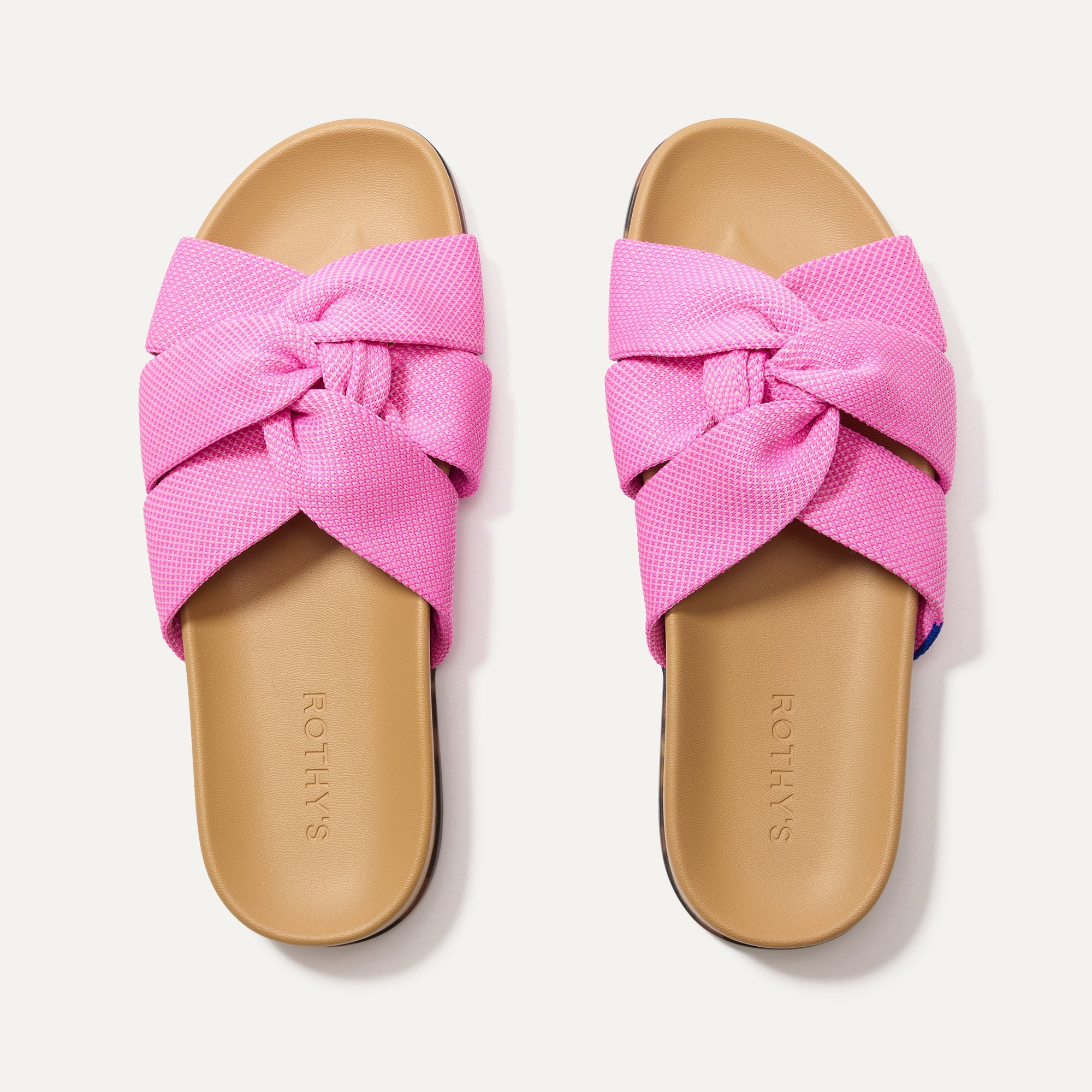 Rothy's Twist Slide sandali Metallic Golden Sun comodi