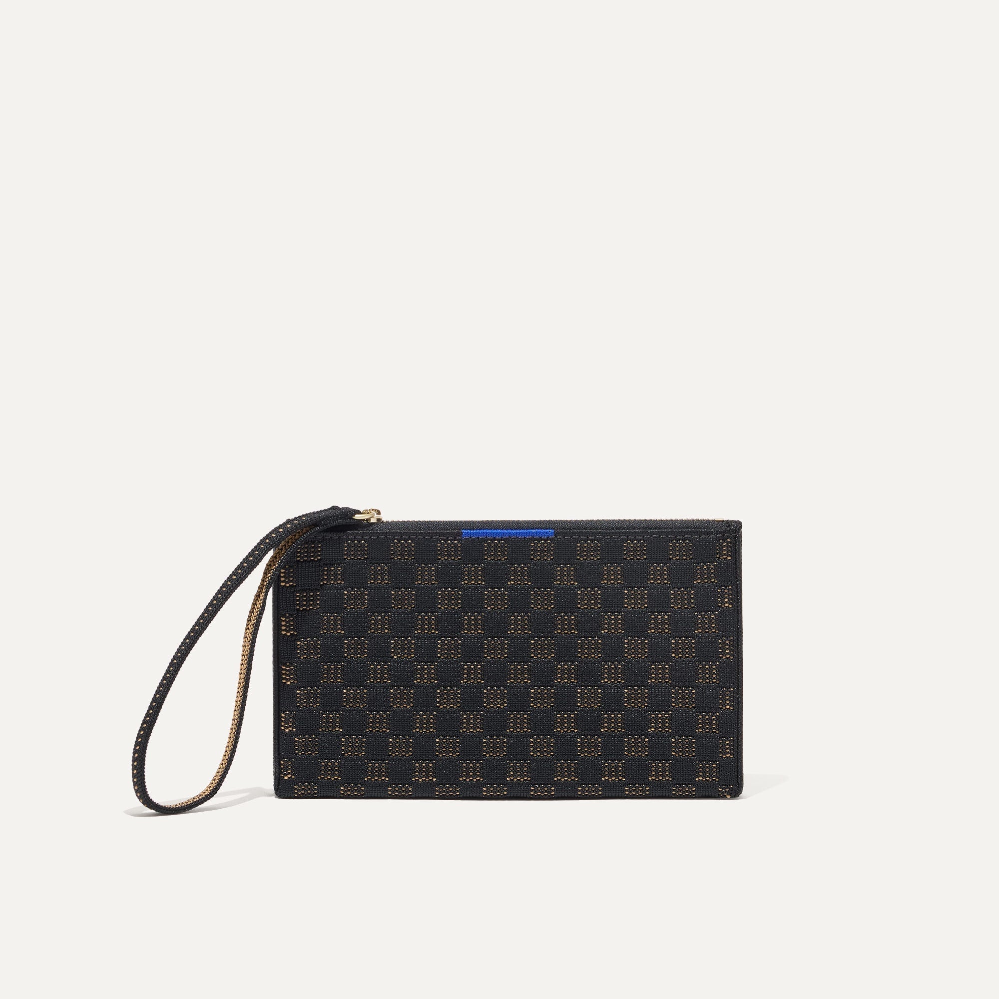 Rothy's Wallet Wristlet pochette Night Song nero intrecciata