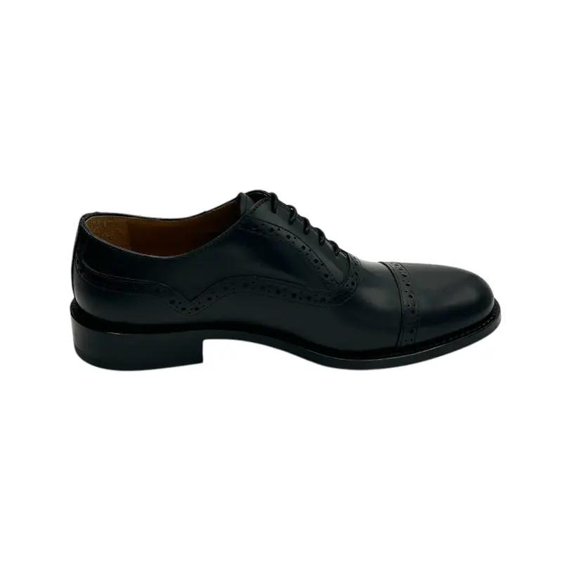 Sandro Barbera 44204 Oxford stringate uomo vitello nero