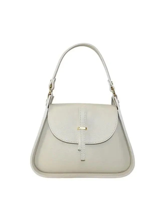 Sandro Barbera BAEN 35838 borsa mano donna panna pelle