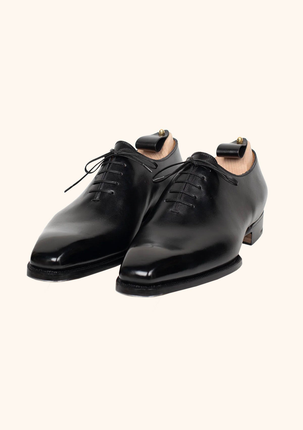 Stefano Bemer Oxfords T6303 scarpe wholecut pelle nera 42