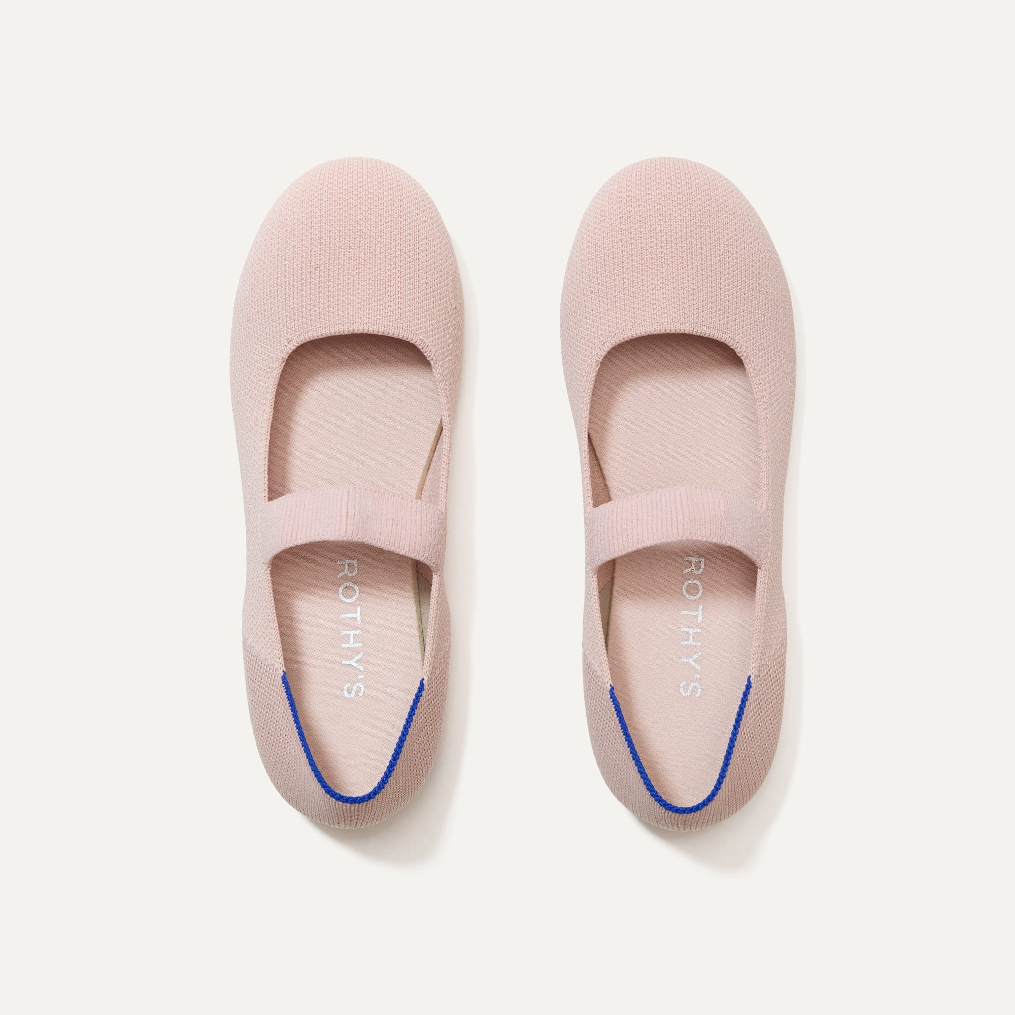Rothy's The Kids Mary Jane ballerine bambina Ballerina rosa cipria